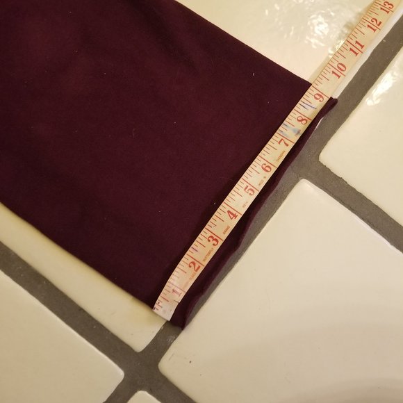 Victoria's Secret Two Piece Sequin Maroon Sweatshirt and Bootcut Sweatpant - Picture 9 of 14